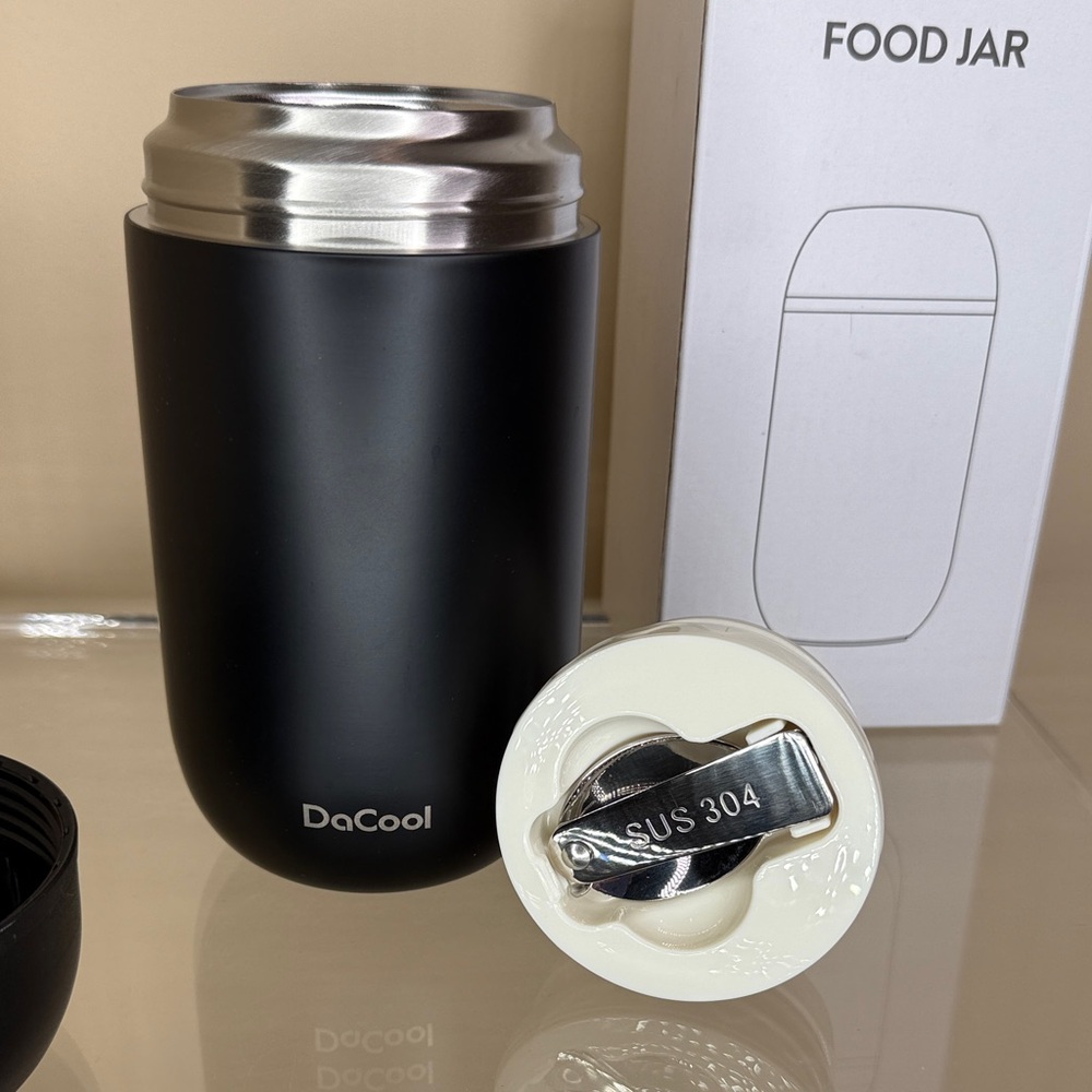 DaCool Black Insulated Food Jar - Picture 5 of 12